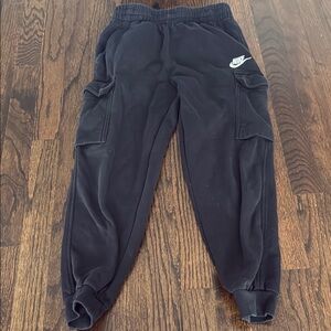 Nike Kids Black Cargo Joggers youth medium